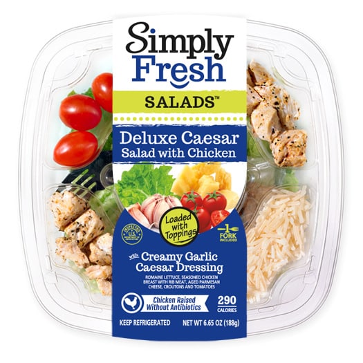 Deluxe Caesar Saladwith Chicken FiveStar Gourmet Foods An Appetite