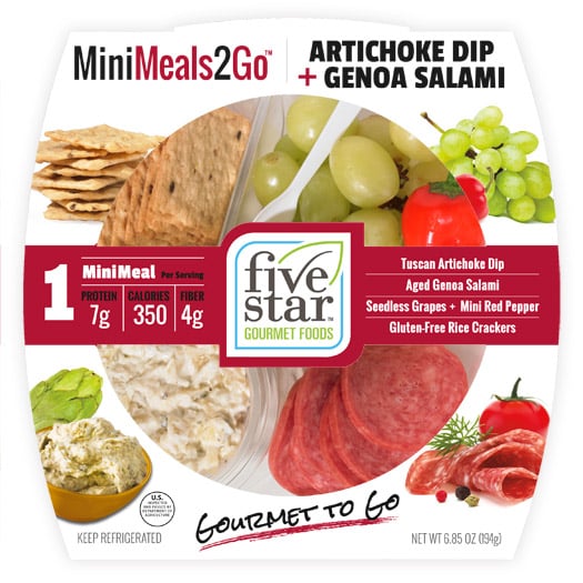 MiniMeals2Go™ Artichoke Dip + Genoa Salami