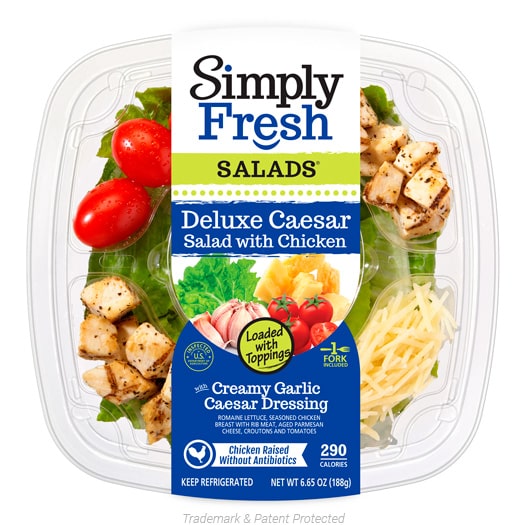 Deluxe Caesar Salad with Chicken - Gourmet Foods Home the Simply Fresh Brand | Retail, Label Foodservice